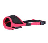 Domary Dog Pet Muzzle Mouth Cover Guard Prevent Biting Barking Leather Seat Chew Protection Adjustable Lightweight Red XS S M L XL Breathable Dog Mask (red S)