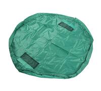 Domary Drawstring Toy Play Mat Durable Large Polyester Storage Bag for Kids Indoor Outdoor Playtime Diameter 140CM (Green)