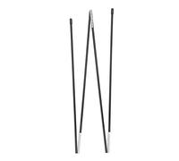 Domary Fiberglass Tent Pole Replacement Kit Sturdy Durable Lightweight Support Rod for Double Camping Tent Awning Frame Black 180cm 7mm Diameter 4 Sections