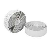 Domary Handlebar Tape Premium Anti Slip Road Bike Handle Bar Wraps with End Plugs for Enhanced Comfort and Grip During Long Rides Perfect for Road Cycling and Multi Purpos (Silver)