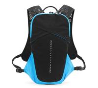 Domary Hydration Vest Backpack Lightweight Breathable Running Backpack with 1.5L Water Bladder Compartment Two Water Bottle Pockets Reflective Design for Outdoor Enthusiasts Hike (Blue)
