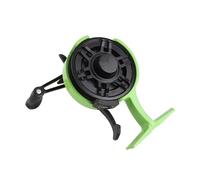 Domary Ice Fishing Reel Raft Fishing Wheel Plastic Front Wheel with Manual Dialing Automatic Line Release for Ice Handheld Left Hand Right Hand Optional 1 (Left)