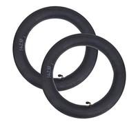 Domary Inner Tube Premium Rubber Heavy Duty Bend Valve Tubes for Road Bikes Mountain Bikes Folding 2Pcs Black (14 * 2.5)