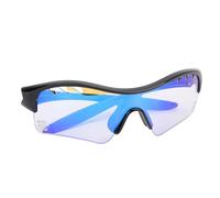 Domary Kids Sport Glasses Lightweight Adaptive Frame Photochromic Lenses Protection For Running Cycling Hiking Outdoor Activities Boys Girls Youth Sports Eyewear PC Rubber (Black Frame+Color