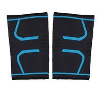 Domary Knee Support Fitness Running Cycling Braces Kneepad Sport Gym Knee Pad Elastic Nylon M L XL Black Light Green Blue Orange (XL)