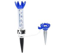 Domary Magnetic Tee, Plastic Magnet Training Tool Accessory, 360 Degree Bounce, Longer Distance Stroke with Cord, Great for Training and Practice (Blue)