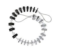 Domary Nut Thread Checker Set Premium Durable Manganese Steel Inch Thread Identification Tool for Mechanics Engineers Enthusiasts Black Silver 14 Size Included