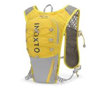 Domary Nylon Hydration Pack 5L Lightweight Water Backpack with Reflective Design for Running Hiking Biking Outdoor Activities Yellow Black Red Blue Orange Optional (Yellow)