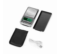 Domary Pocket Digital Scale Mini Professional Accurate Electronic Scale 600g/0.01g Green Back-Light LED Display One-Hand Handle Compact Size for (The Weight of The Article Shall not Exceed 500g.)