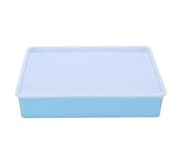 Domary Portable Sand Painting Light Box Kids LED Light Up Sensory Table USB Powered Educational Toy Fine Motor Skill Development Activity for Toddlers Preschoolers Plastic (Blue)