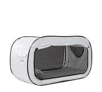 Domary Privacy Pop Bed Tent Outdoor Indoor Foldable Portable Enclosed Proof Sunlight Blocking for Camping Dormitory Kids Adults Polyester 74.8 X 35.4 X 39.4 Inches (White)