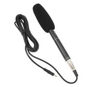 Domary Professional Cardioid XLR Condenser Microphone Mini Mic Television News Reporter Interview Mic for DSLR Camera