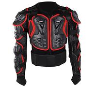 Domary Riding Armor Protective Jacket Motorcycle Full Body Armor for Adult Men Women Breathable Comfortable Impact PE EVA Foam Adjustable Fit (2XL)