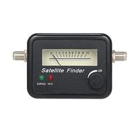Domary Satellite Signal Finder Digital TV Receiver Elegant Portable with Pointer for Satellite Dish Installation Black 10.8cm