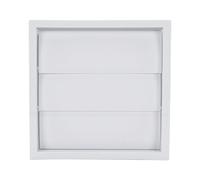 Domary Self-Closing Gravity Vent Cover Wall Mounted Louver Grille Blocks Birds and Small Animals for Bathroom Kitchen Dryer Exhaust (4 Inch Vent Interface 100mm)