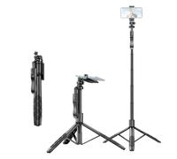 Domary Selfie Stick Phone Holder Monopod 60 in Tripod Stand Stabilizer Extendable Selfie Stick Handheld Tripod Phone Mount Remote for IOS