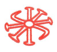 Domary Silicone Helmet Pad Universal Soft Lightweight Comfortable Helmet Liner Cushion for Motorcycle Bike Cycling Riding Sports Kids Children Adults Black Red Blue Orange (Red)