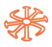 Domary Silicone Helmet Pad Universal Soft Lightweight Comfortable Helmet Liner Cushion for Motorcycle Bike Cycling Riding Sports Kids Children Adults Black Red Blue Orange (Orange)