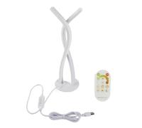 Domary Smart Bedside Lamp APP Remote Control Adjustable Brightness Color Timing for Home Office White Black (CCT)