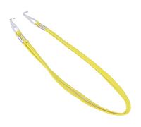 Domary Strong Elastic Tie Down Belt Straps Heavy Duty Luggage Lashing Ropes for Motorcycle Bike with High Strength Aluminum Alloy Hooks Rubber Bands 80cm Natural Len
