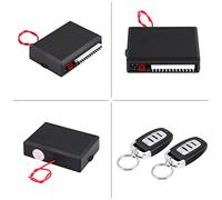 Domary Universal Car Keyless Entry System Door Lock Remote Control Kit with Central Locking, Find Car and Trunk Release, Turning Light and Power Window Rising