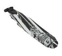 Domary Universal Road Bike Saddle High Toughness Bicycle Mud Guard Mountain Bike Accessory Self Supporting Lightweight Durable PP5 Resin Plastic (Type D)