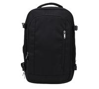 Domary Vacuum Compression Backpack Expandable 20 to 35L Travel Backpack with Password Lock Wet Dry Separation for Business Travel Men Women Polyester 49x33x15cm (Black)