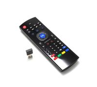 Domary Wireless Air Mouse Remote with Mini Keyboard 2.4G Plug and Play 6-Axis Gyroscope Control 81 Keys for PC TV Box Projector Media Player