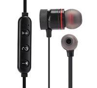 Domary Wireless Earphone with Noise Reduction, 60mah Battery for Sports | TPE Ergonomic Design, 10m Transmission Distance, 4 Hours Talk Time, Compatible with A2DP/AVRCP Devices