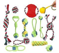 Domasvmd 13 PCS Pet Dog Chew With Rope Protect Your Furniture Easy To For Play Toy Training And Improving Relation