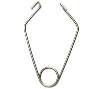 Domasvmd 2pcs Versatile & Convenient Stainless Steel Fixing Clip Fastening Rope Safety Buckle For Climbing Rope Protector Sleeve Multipurpose Holder