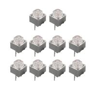 Domasvmd 6x6x7.2mm HUANO Quiet Micro Switches 10Million Clicks Life Button 2Pins Micro Switches 2PCs/10PCs Square Microswitch