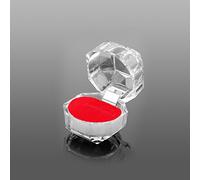 Domasvmd Clear Acrylic Box Earring Jewellery Box for Case Organiser for Earrings Jewelry Display Organizer Box 3 C Jewelry Display Holder
