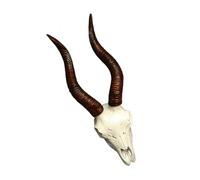Domasvmd Home Decors Cow Skull Head Wall Art Decors Long Horn Bulls Head Wall Sculpture Decorative Animal Craft For Farmhouses Animal Skull Craft