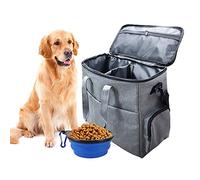 Domasvmd Pet Travel Shoulder Bag Multi-function Dog Food For Carrier Container Organ