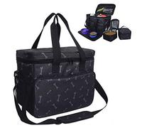 Domasvmd Pet Travel Shoulder Bag Multi-function Dog Food For Carrier Container Set For Hiking Camping