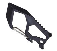 Domasvmd Stainless Steels Outdoor Carabiner Clip Bottles Opener Keychains Keyring Multifunctional Camping Climbing Pocket Tool Multifunctional Outdoor Pocket Tool