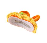 Domasvmd Versatile Hair Clip Charming Side Banger Hairpin Colorful Crocheted Hair Clip Handmade Carrot Rabbit Ears Hair Jewelry Versatile Hair Jewelry