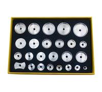 Domasvmd Watch Press Tool Kit Watch Back Case Accessories Watchmaker Pressing Dies Repair Tools for Close Capper Watch Press Dies Sets Watch Case Press Dies Aluminum Back Threaded Closers Watch