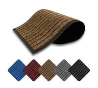Domats Non Slip Rubber Door Mat - Heavy Duty Washable Entrance Rug - Super Absorbent Waterproof Pvc Backing Indoor & Outdoor Doormats - Door Matts for Home Office & Commercial Use(Beige-60x120)