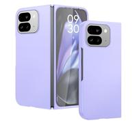 DOMAVER Case for Google Pixel 9 Pro Fold Shockproof with [Built-in Screen Protector] [Support Wireless Charging] Anti-Yellowing Slim Heavy Duty Protection Protective Case for Pixel 9 Pro Fold, Purple