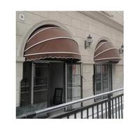 Dome Awning,Arc Canopy Retractable Awning, Door Window Waterproof Canvas Dome Awning，Patio Porch Shelter,Window Awning,UV Rain Snow Protection,with Fi