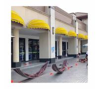 Dome Awning, Window Awning Door Canopy, Window Awning/Door Awning/Foldable Dome Awning, Outdoor Canvas Retractable Awning with Galvanized Aluminum Fra