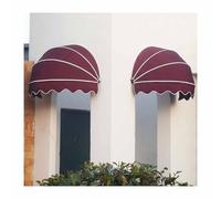 Dome Awning, Window Awning Door Canopy, Window Awning/Door Awning/Foldable Dome Awning, Outdoor Canvas Retractable Awning with Galvanized Aluminum Fra