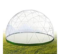 Dome Bubble Tent Cover, 12 ft Transparent Outdoor Camping Cabin Cover for Patios and Dining Areas, Clear Weather-Resistant Design
