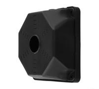 Dome Camera Mount Box for Indoor For Security Cameras Featuring Plastic Construction and Internal Cable Concealment to Protect Equipment (Black)