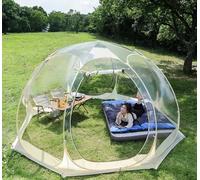 Dome Camping Tent, Portable Pop Up Gazebo for 2-5 Persons, 360° Window Design, Lightweight Waterproof Tent for Backyard Dining and Stargazing