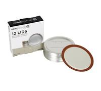 Dome Canning Jar Lids, Regular Mouth, 12-Pk. - X100377