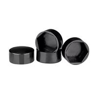Dome Cap Nuts Car Wheel Bolt Nut Protection Cap Covers M5 M6 M8 M10 M12 M14 Black 20pcs(M10x11x16)