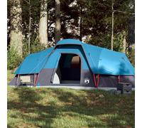 Dome Family Tent in Polyester, Camping, Blue, 560x292x190cm